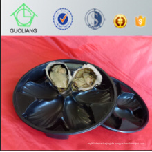 Heißer Verkauf China Globaler Großhandel Thermogeformter Blister Verpackung Schwarz PP Oyster Plastikbehälter mit Export Qualitätsstandard